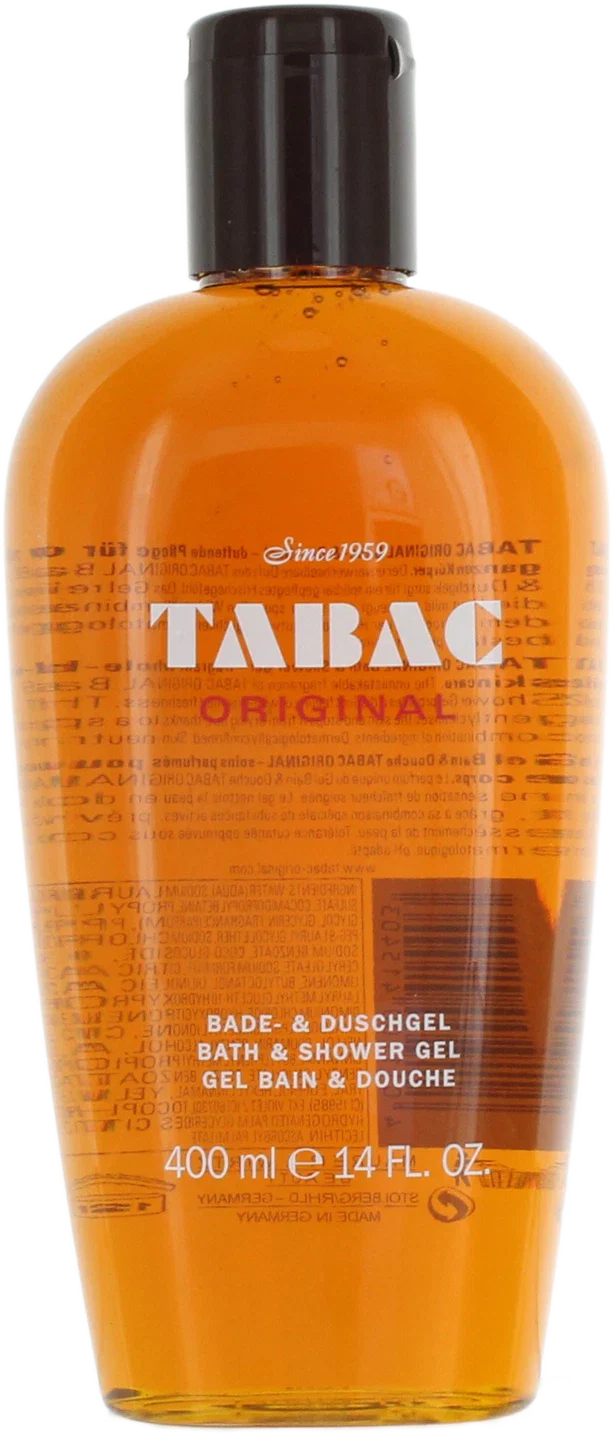 Tabac Original Bath and Shower Gel for Men by Maurer & Wirtz 14 oz 400 ml NEW