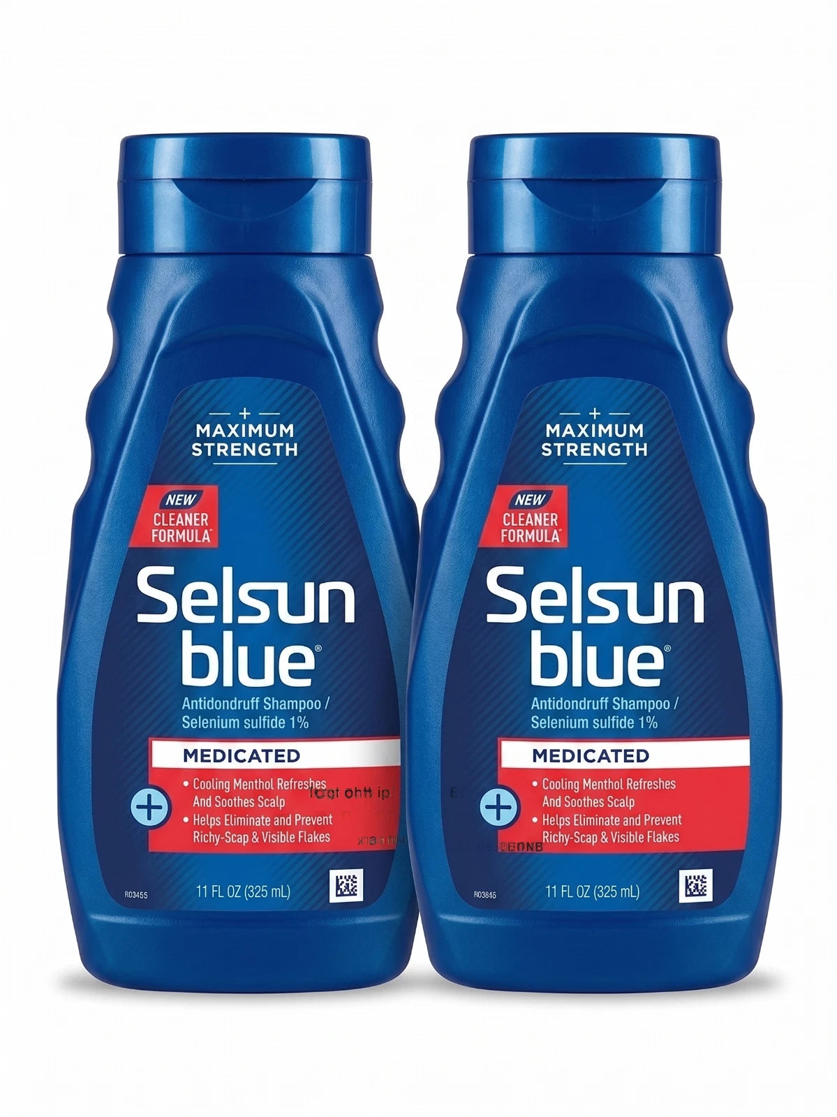 Blue Medicated Shampoo 11 oz Menthol 1% - 2 Pack