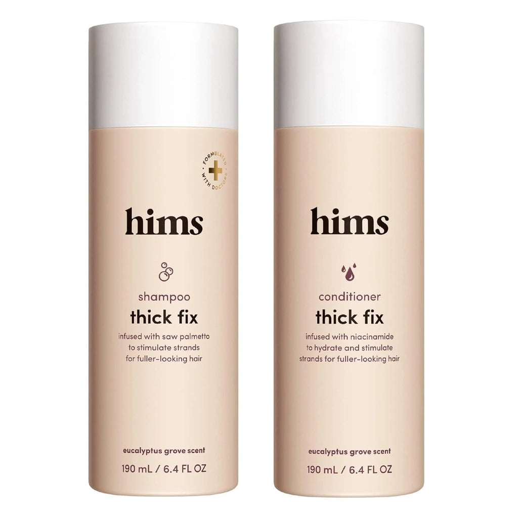 Thick Fix Shampoo & Conditioner Set - Saw Palmetto for Healthy Hair Growth